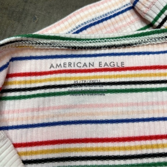 American Eagle Bandeau Striped Top size XS - Picture 3 of 6